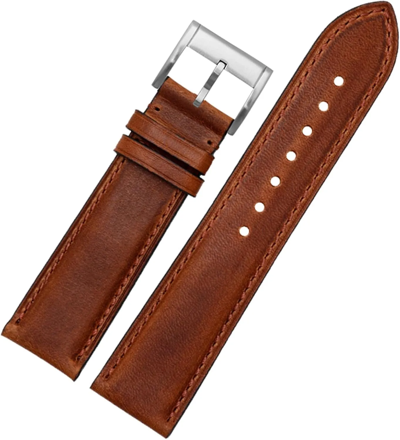 Cowhide Leather Watchband 20mm 22mm Strap Folding Buckle For Hamilton Khaki Aviation Classic Series Men Bracelet