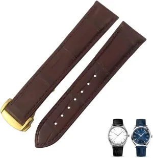Crocodile Leather Watch Band Fit For Omega De Ville Seamaster Constellation 18mm 19mm 20mm 21mm 22mm Real Alligator Skin Strap