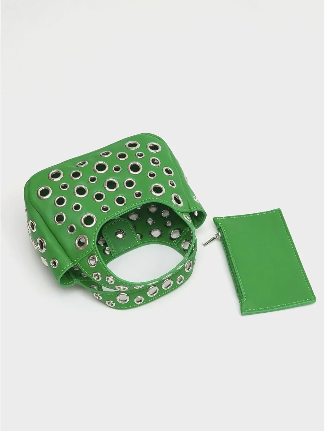 Cute Purse Studded Punk Purses Going Out Y2K Leather Shoulder Bag Everyday Vintage Handbag Aesthetic Purses