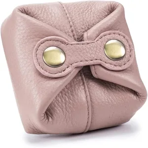 Cute Soft Leather Mini Coin Purse,Zcargel portable car key protector Vintage Car Key Case with Snap Closure for Earphone/Lip Balm/MP3/USB/Key/U Disk