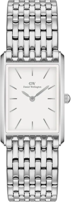 Daniel Wellington Unisex Bound Watch - Square Case, Japanese Quartz Movement, Leather or Stainless Steel Strap, Vintage Watch for Women and Men