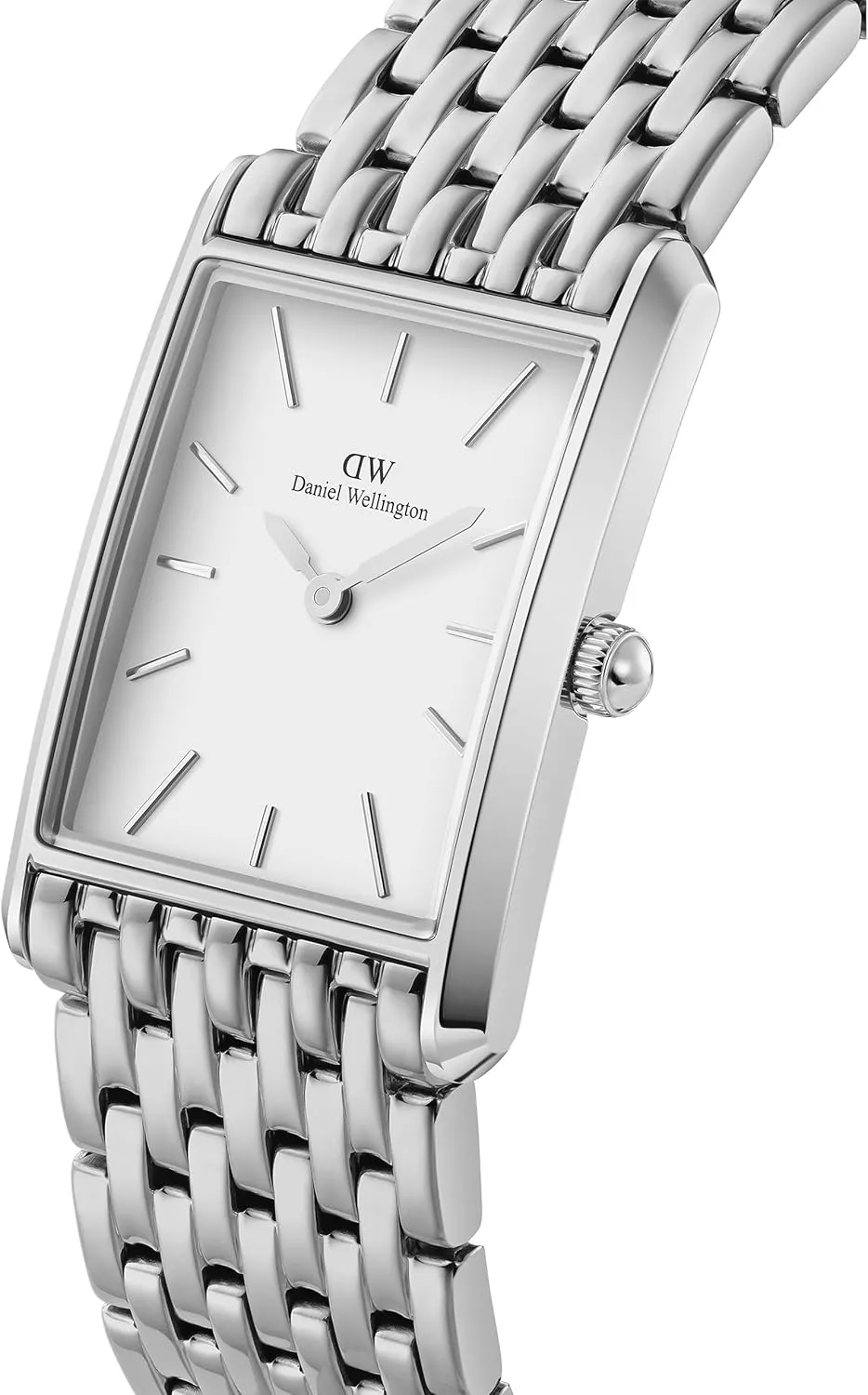 Daniel Wellington Unisex Bound Watch - Square Case, Japanese Quartz Movement, Leather or Stainless Steel Strap, Vintage Watch for Women and Men