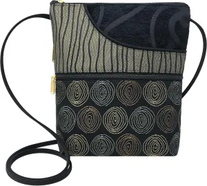 Danny K. Women's Tapestry Bella Purse Crossbody Handbag, Adjustable Cord, Handmade in USA