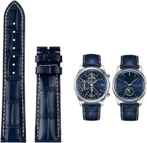DASEB For Masters Collection L3 L4 L2.628/L2.673 Watch Strap Cowhide Leather Butterfly Buckle watchband 19 20 21mm Wristband
