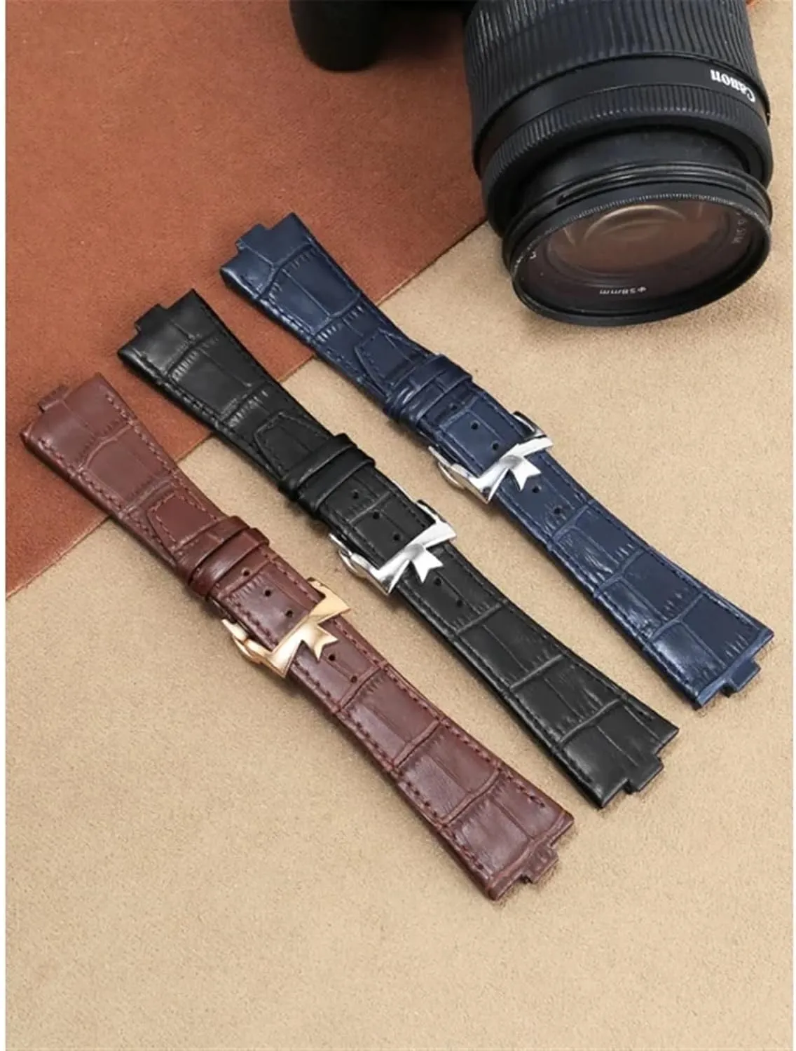 DASEB Genuine Leather Watchband For Vacheron Constantin Series 4500V 5500V P47040 Stainless Steel Buckle 25 * 8 25 * 7 Watch Strap