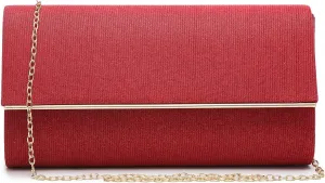 Dasein Women's Evening Bag Glitter Clutch Wedding Bridal Purse Sparkle Cocktail Party Prom Handbag
