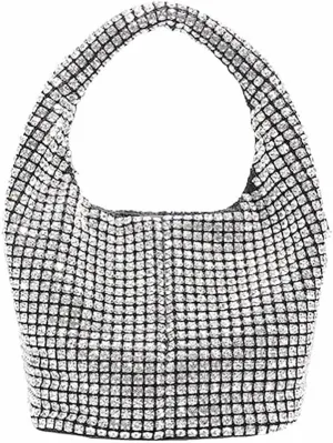 DJBM Women Full Diamonds Bucket Handbag Rhinestone Clutch Purse Evening Clutch for Women Party Prom Cocktail Wedding
