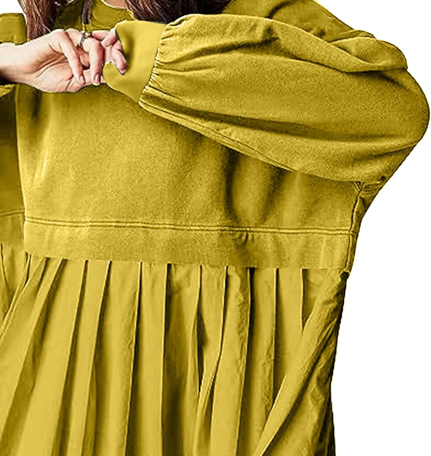 Dresses for Women 2024 Casual Fall Long Sleeve Patchwork Sweatshirt Dress Loose Flowy Swing Mini Dress Preppy Clothes