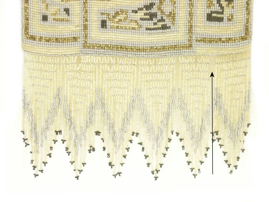 Elegant Art Deco Beaded Purse with Fabulous Fringe