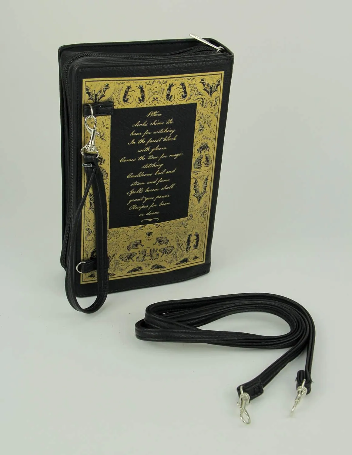 Elegant Literary Novelty Clutch Purse Collection: Book-Shaped Handbags with Crossbody and Wrist Strap Options