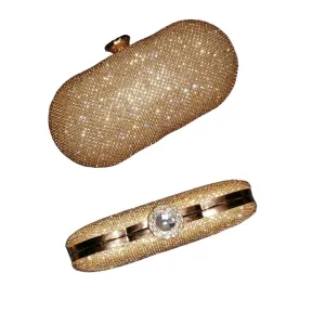 Elizabeth clutch bag with diamonds