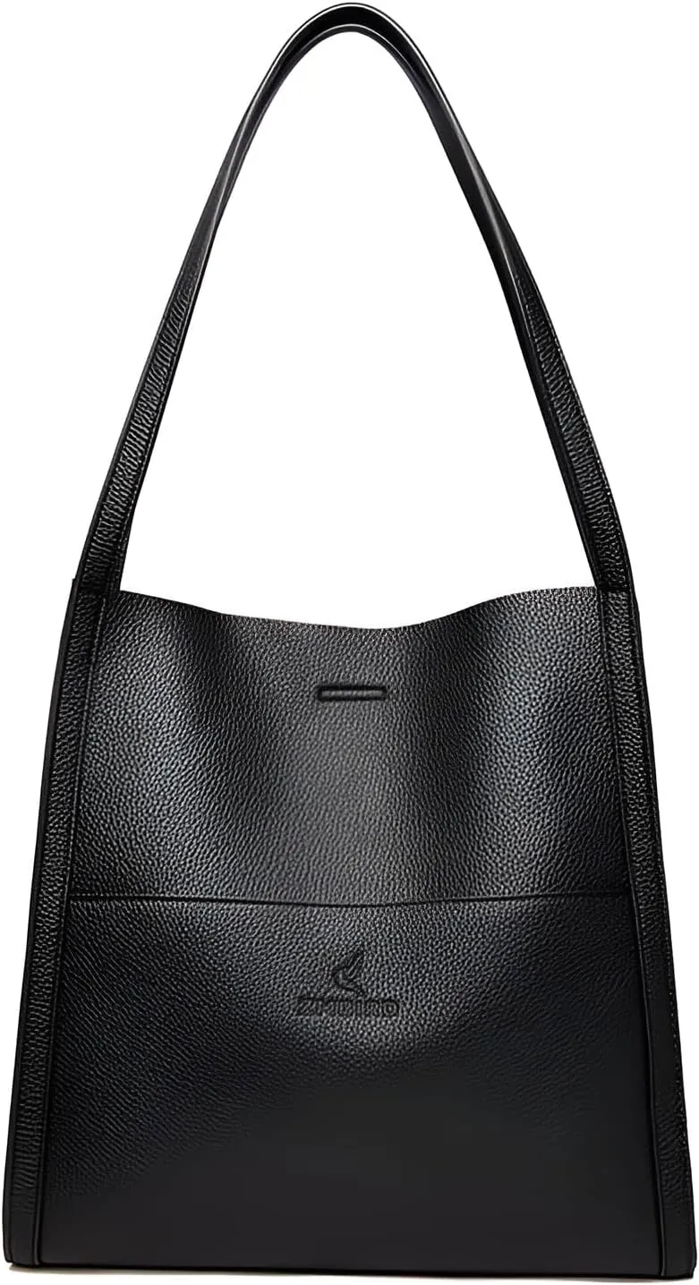 Ellniges]【Oversized Fashion Tote Women's Structured Shoulder Bag - PU Leather Mom Bag with 8 Pockets, Spacious Work Bag & Travel Companion (Modern Minimalist Design)