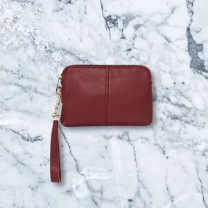 Elms   King Bowery Coin Purse, Maroon