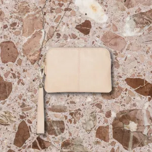 Elms   King Bowery Coin Purse, Nude Pebble