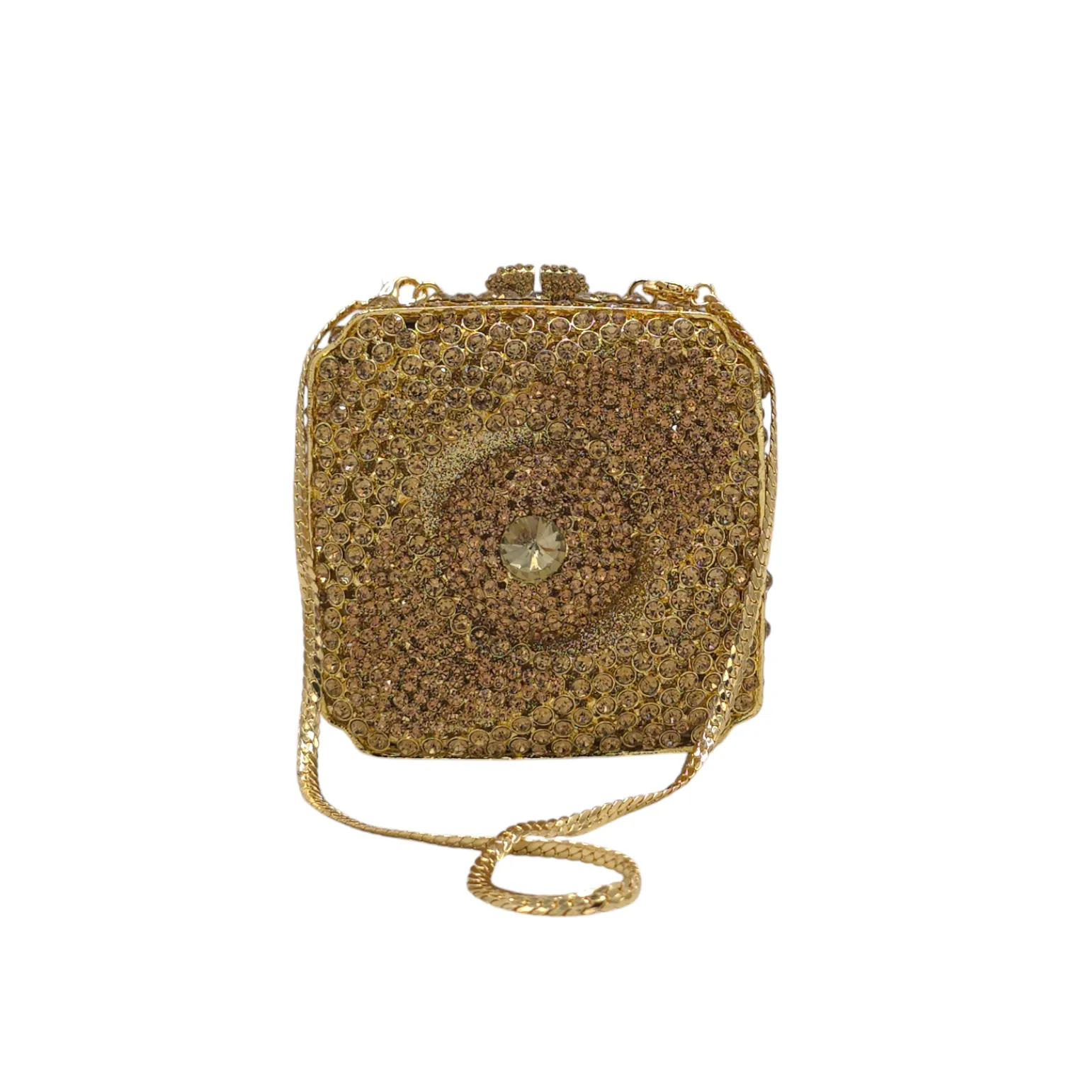 Eye Box Shaped Clutch