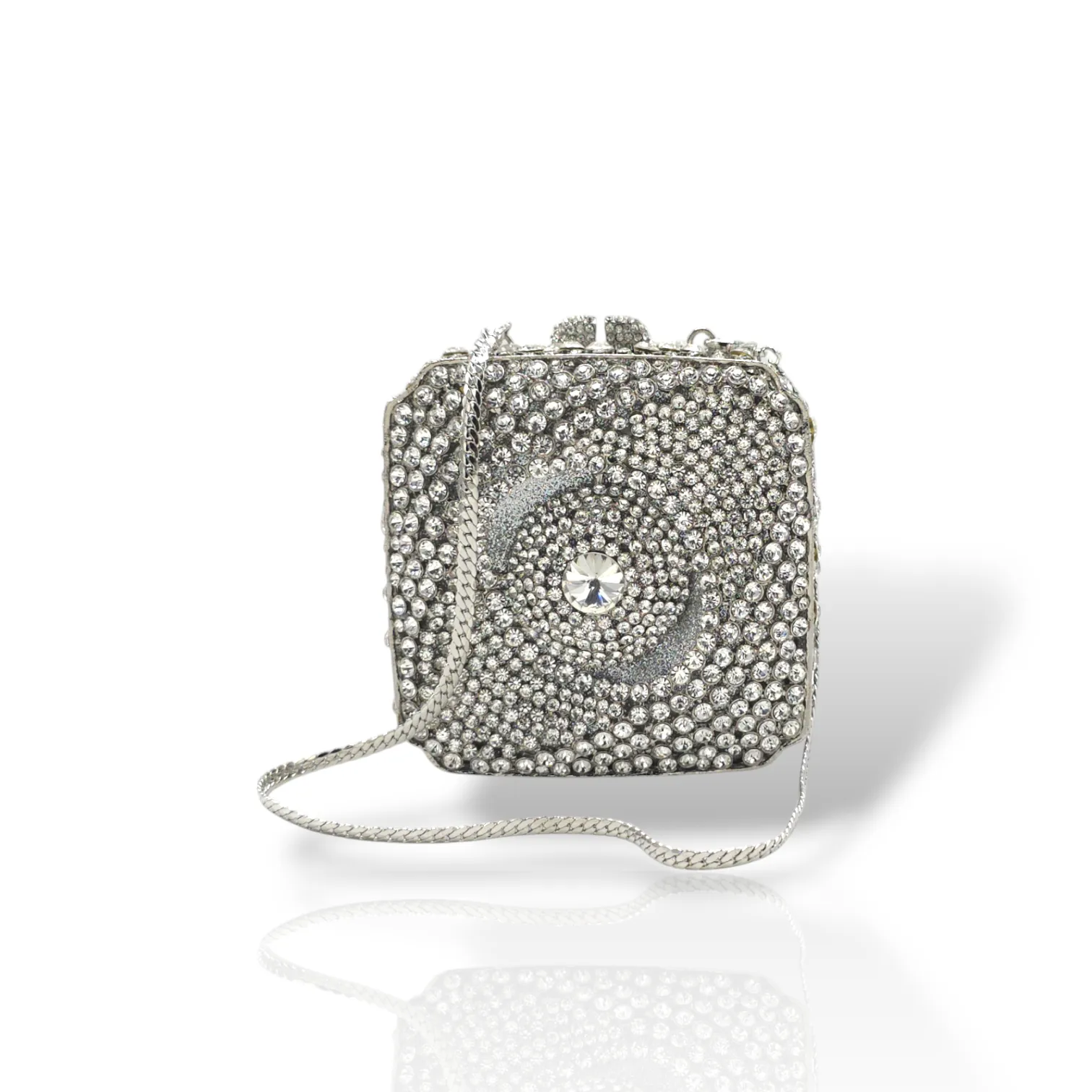 Eye Box Shaped Clutch