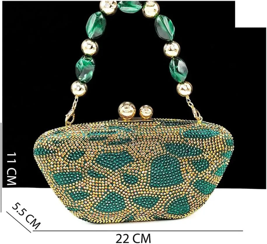 Fashion Design African Style Banquet Shoes and Bag Sexy High Heels and Full Diamond Dual Purpose Mini Bag Ladies Shoes