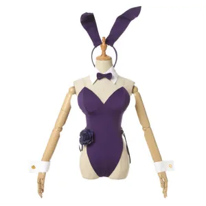 Fate Grand Order Assassin Lancer Scathach Rabbit Girl Cosplay Costume