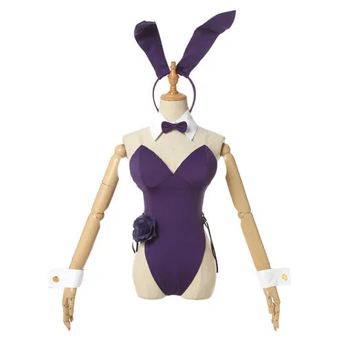 Fate Grand Order Assassin Lancer Scathach Rabbit Girl Cosplay Costume