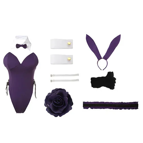 Fate Grand Order Assassin Lancer Scathach Rabbit Girl Cosplay Costume