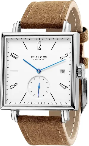 FEICE Sapphire Crystal Square Automatic Watch Classic Bauhaus Watch Minimalist Casual Watches for Men Women Unisex -FM301