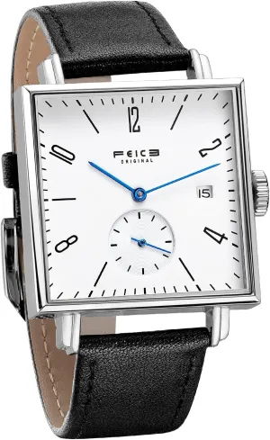 FEICE Sapphire Crystal Square Automatic Watch Classic Bauhaus Watch Minimalist Casual Watches for Men Women Unisex -FM301