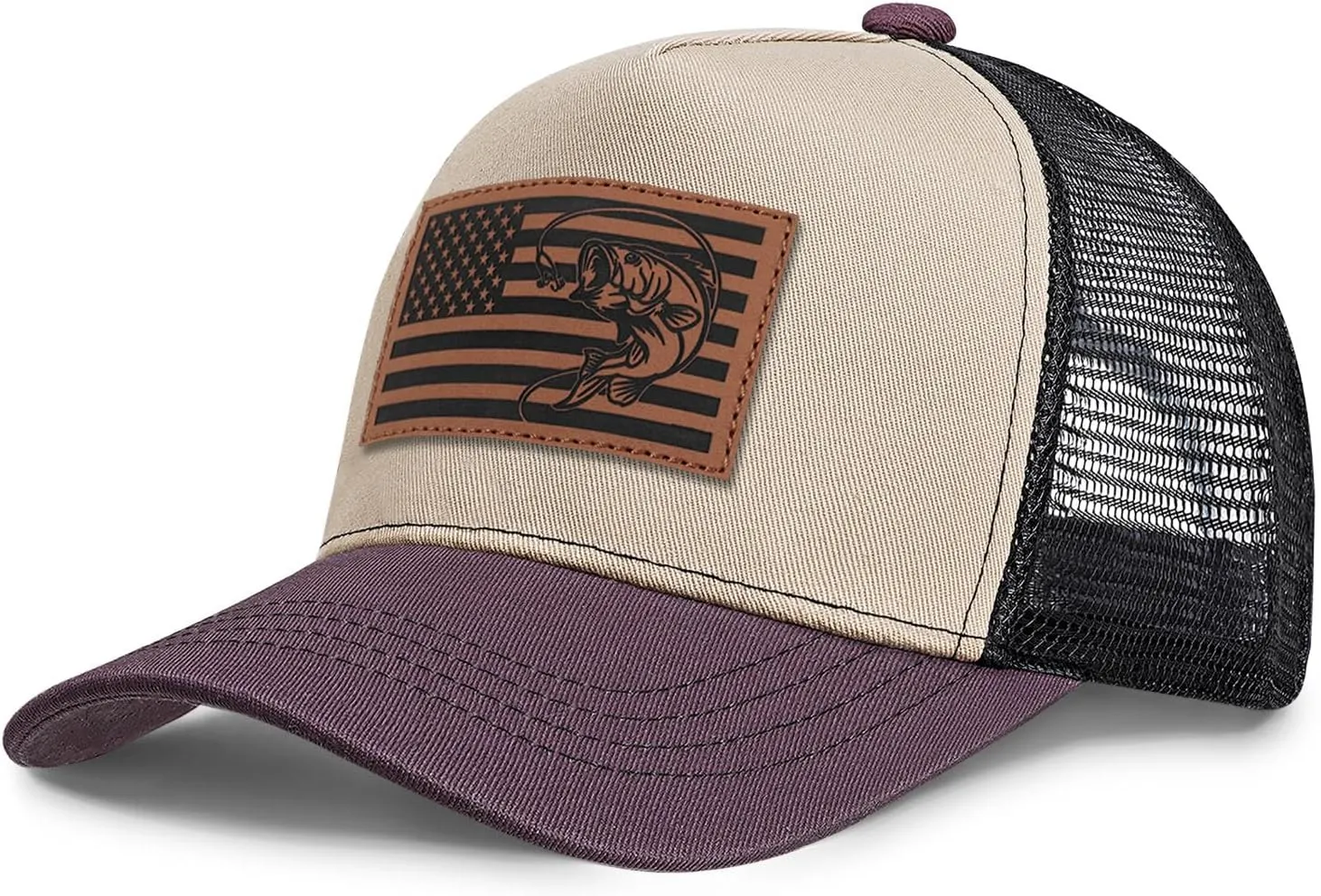 Fishing Gifts for Men American Flag Trucker Hat Mens Fathers Day Christmas Birthday Gifts Fishing Hat for Dad