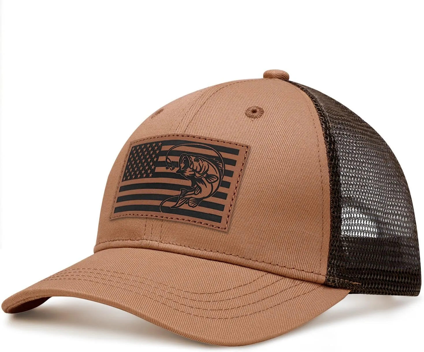 Fishing Gifts for Men American Flag Trucker Hat Mens Fathers Day Christmas Birthday Gifts Fishing Hat for Dad