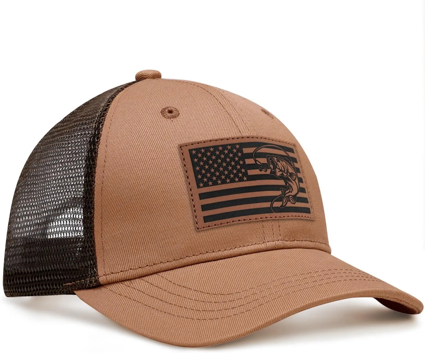 Fishing Gifts for Men American Flag Trucker Hat Mens Fathers Day Christmas Birthday Gifts Fishing Hat for Dad