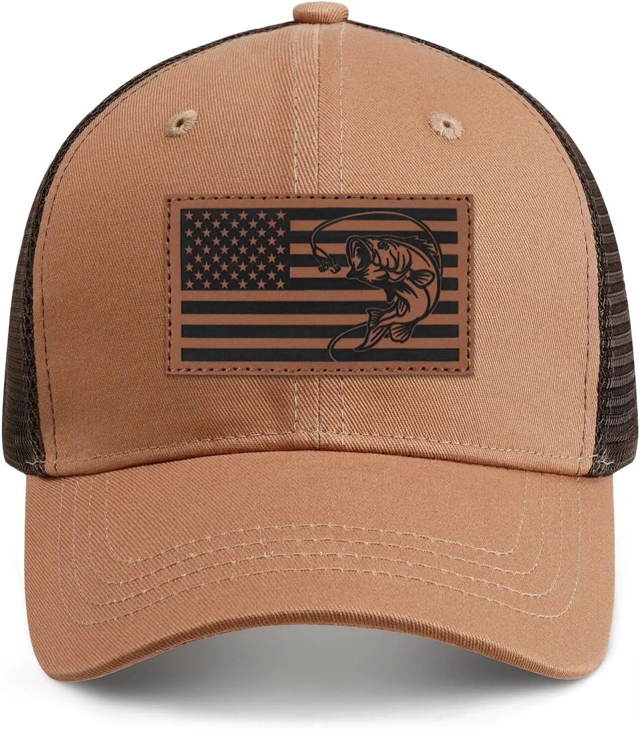 Fishing Gifts for Men American Flag Trucker Hat Mens Fathers Day Christmas Birthday Gifts Fishing Hat for Dad