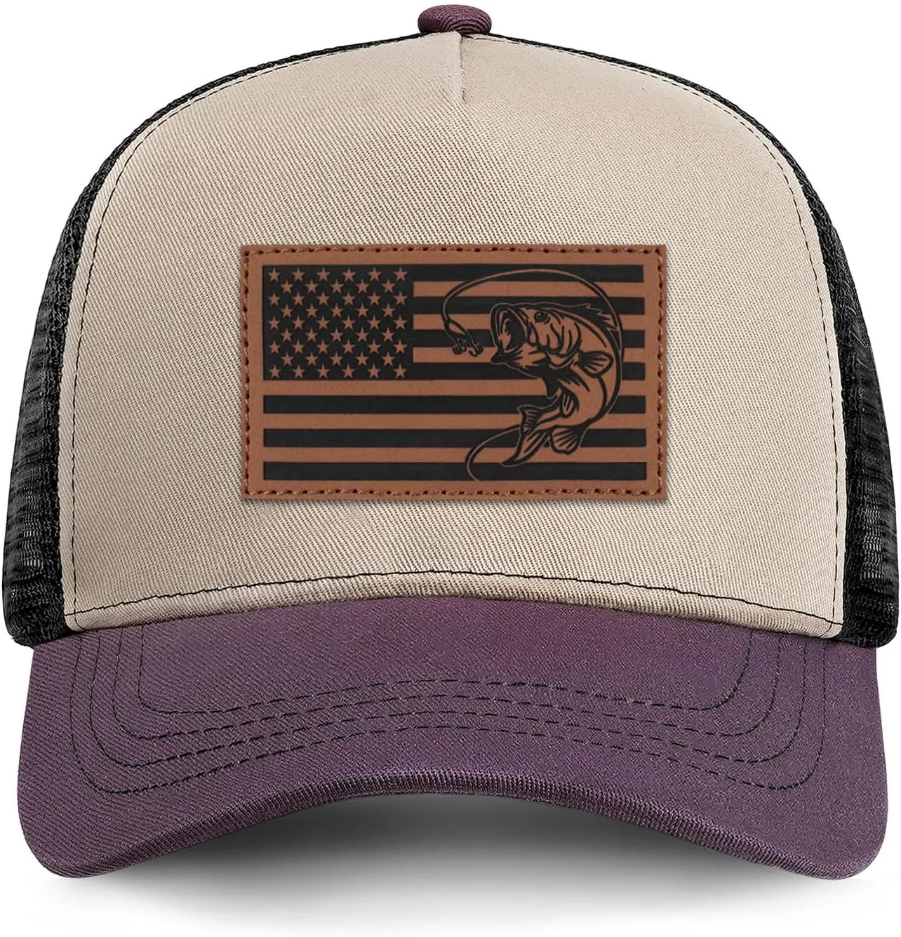 Fishing Gifts for Men American Flag Trucker Hat Mens Fathers Day Christmas Birthday Gifts Fishing Hat for Dad