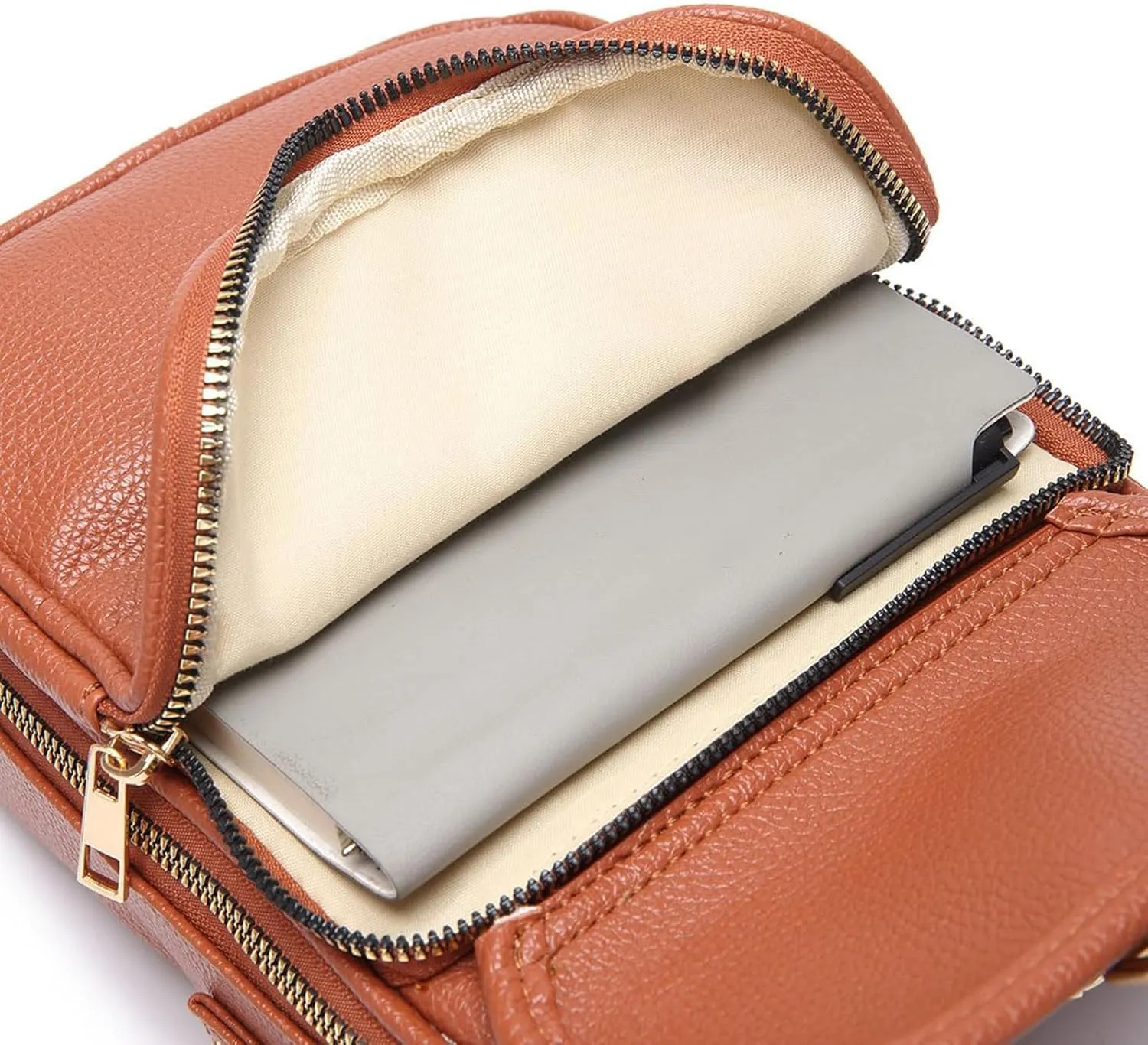 Forcipower Crossbody Leather Bag, Collaborate Crossbody Leather Bag, Minimalist Versatile Women'S Casual Bags