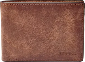 Fossil Men's Anderson Leather Slim Minimalist Bifold Front Pocket Wallet