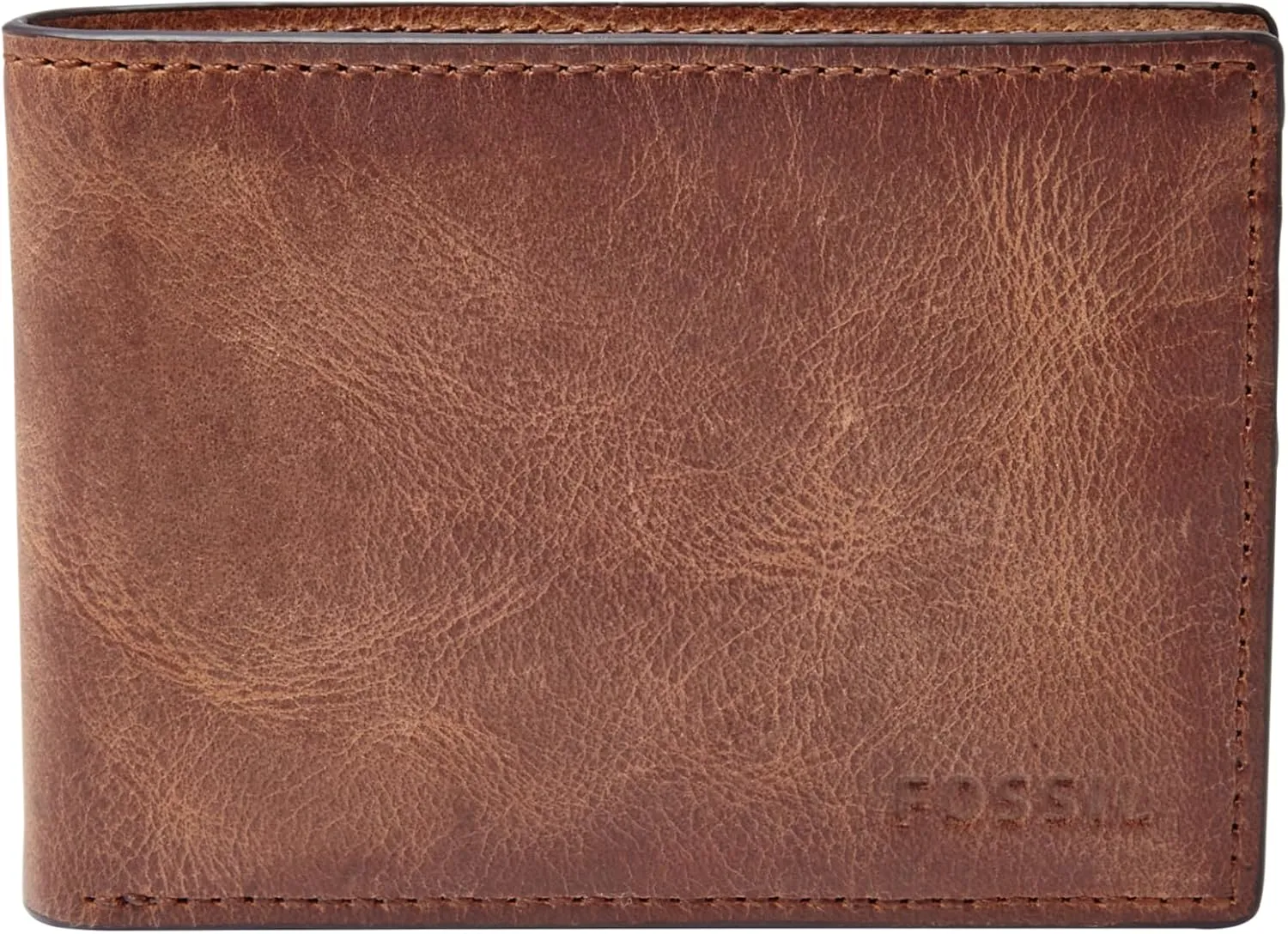 Fossil Men's Anderson Leather Slim Minimalist Bifold Front Pocket Wallet