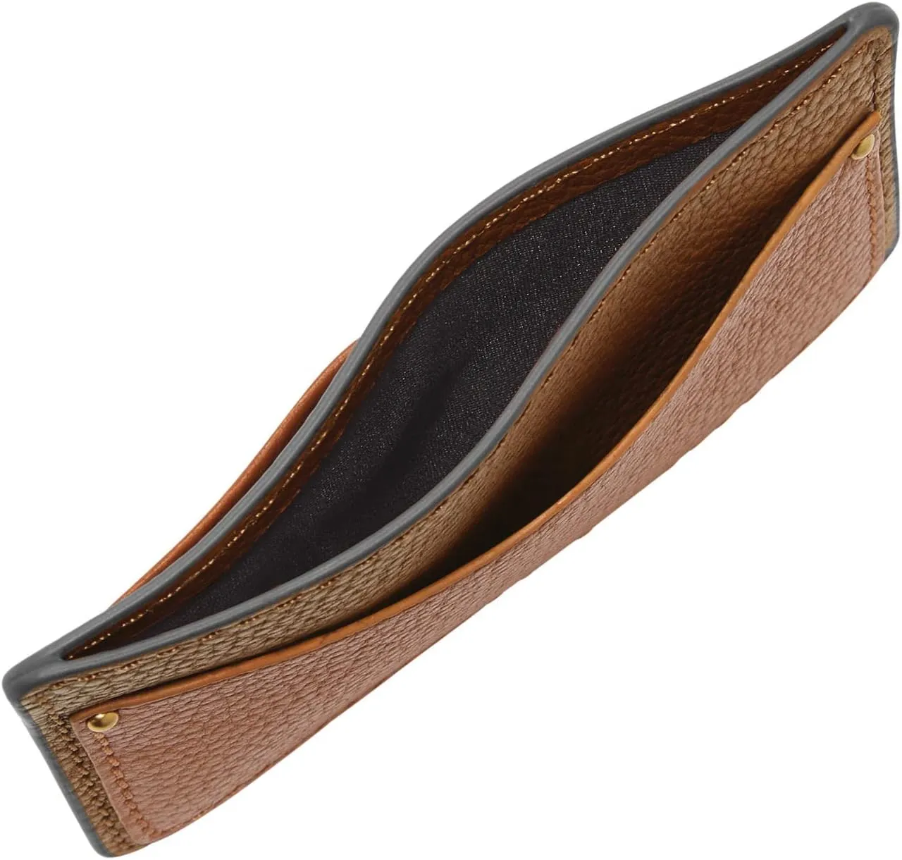 Fossil Men's Leather Slim Minimalist Card Case Front Pocket Wallet
