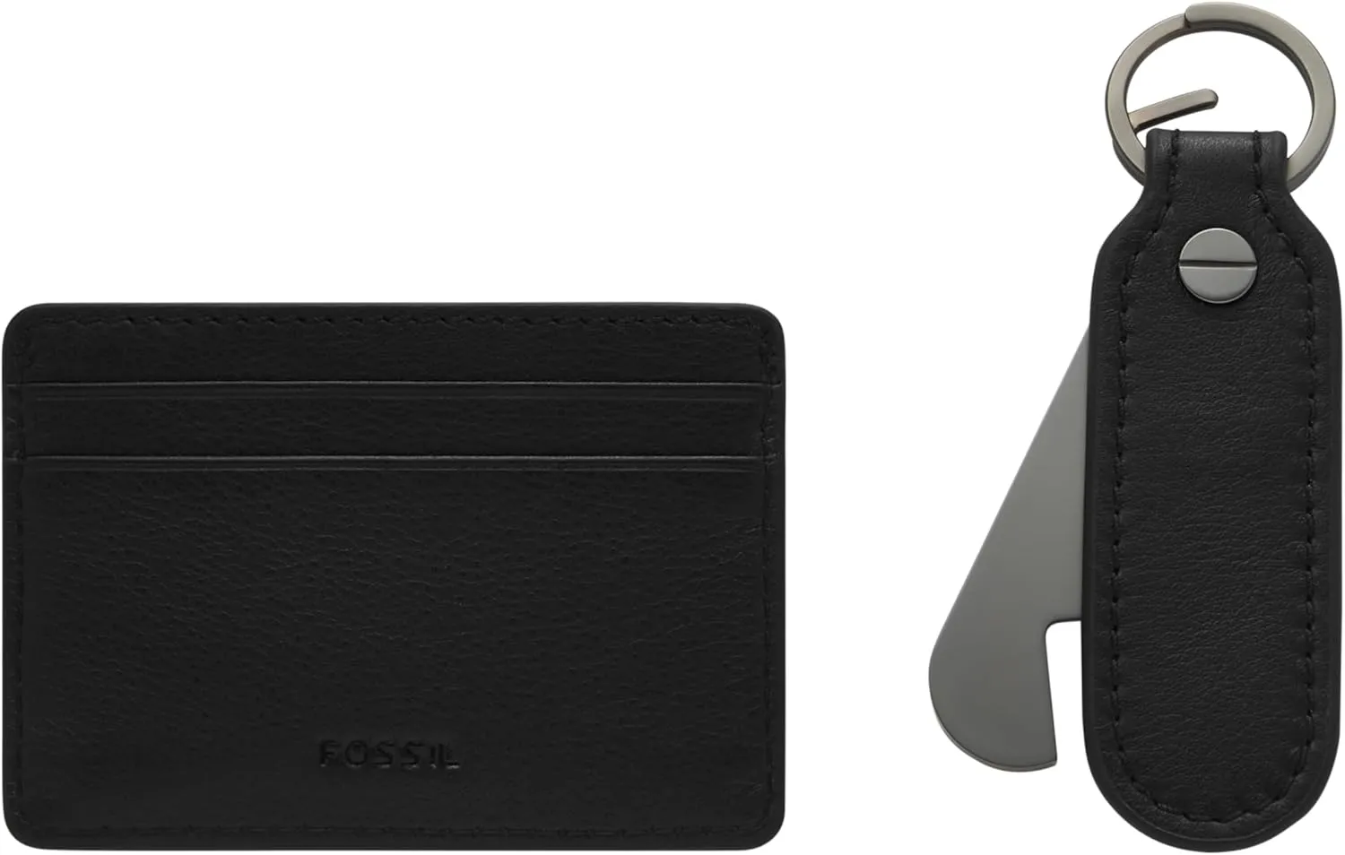 Fossil Men's Leather Slim Minimalist Card Case Front Pocket Wallet