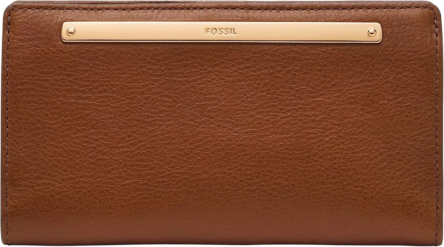Fossil Women's Liza Leather Wallet Slim Minimalist Bifold, Brown (Model: SL7891G200)