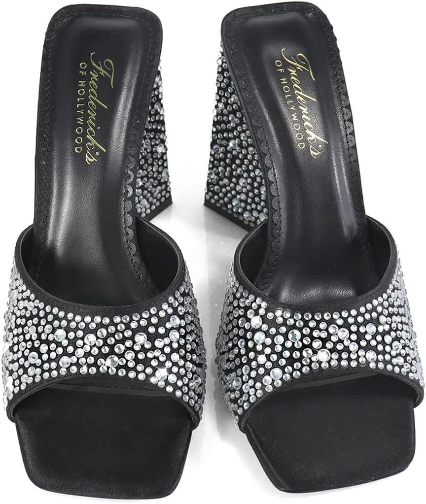 FREDERICK'S OF HOLLYWOOD Women's Rhinestone Heel, FOH-DARLENE