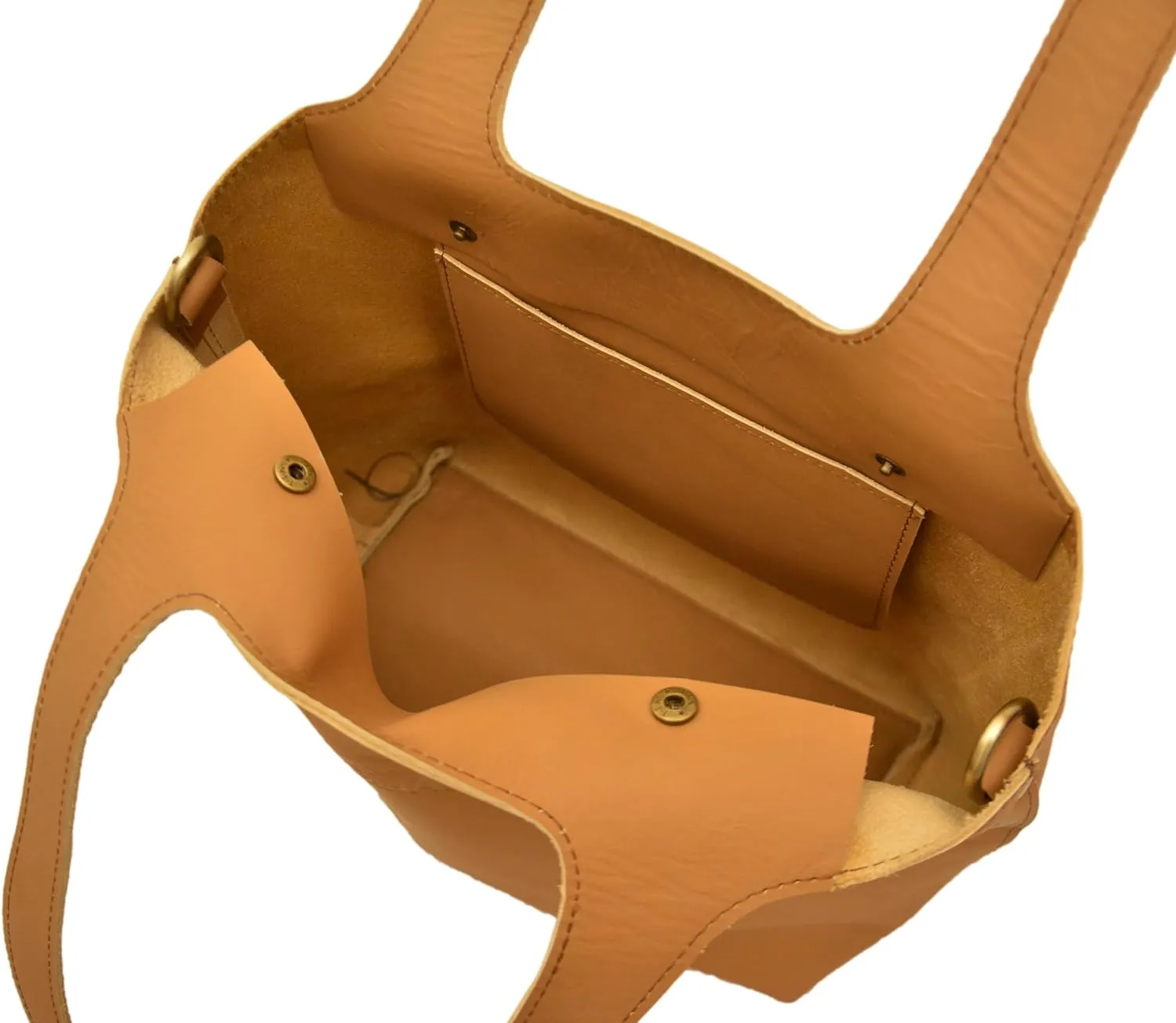 Genuine Leather Tote Bag for Women Stylish Handbag with Inner Pockets Perfect for Work, Travel & Everyday