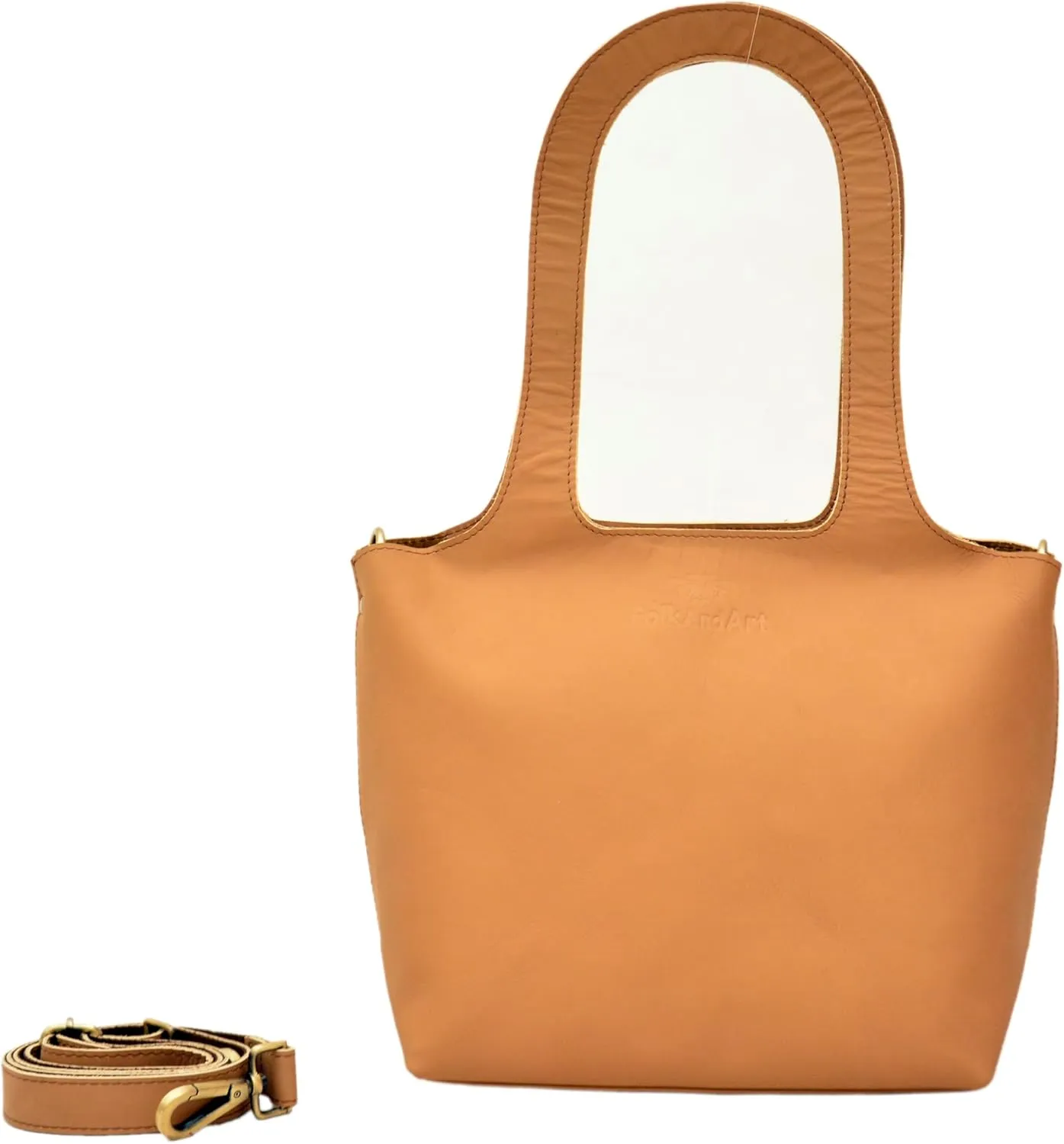 Genuine Leather Tote Bag for Women Stylish Handbag with Inner Pockets Perfect for Work, Travel & Everyday