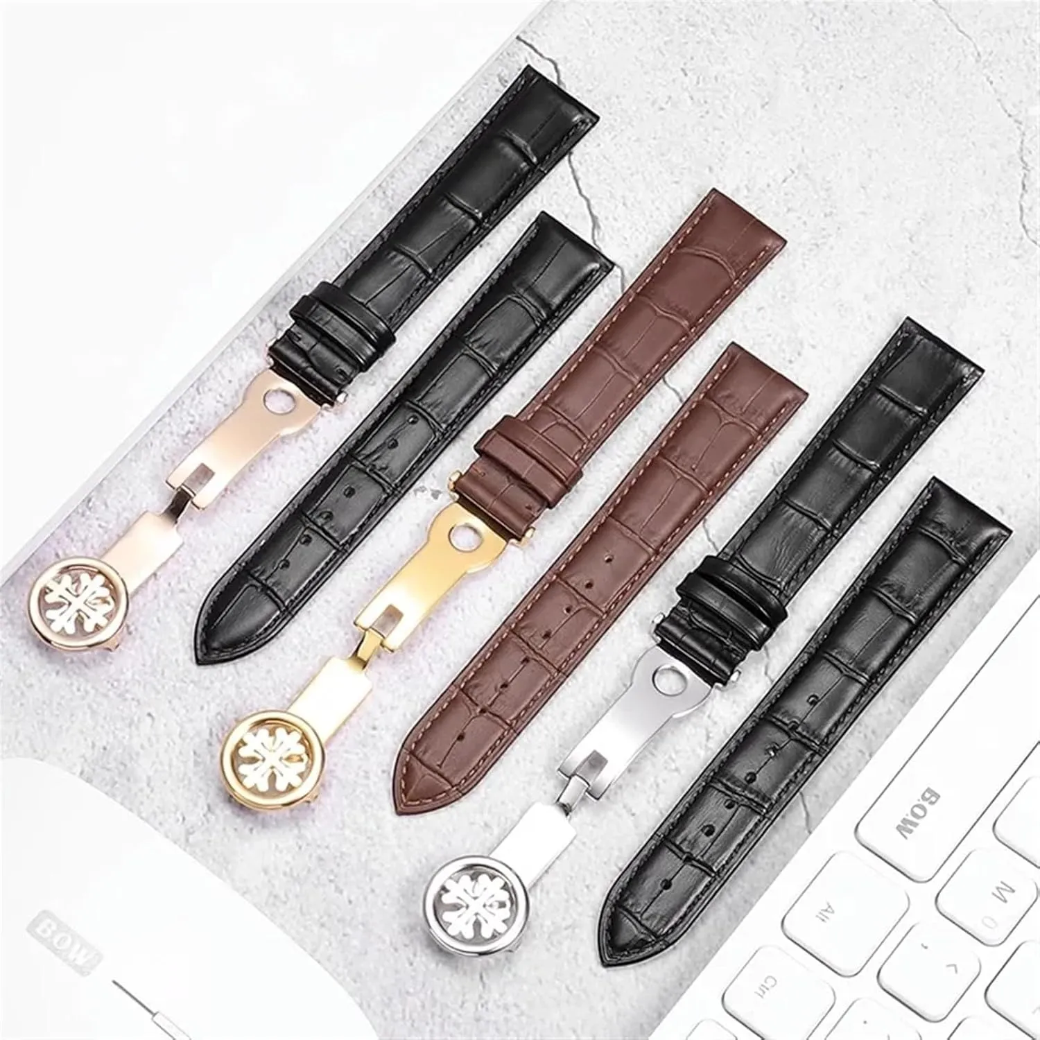 Genuine Leather Watch Strap For PP Patek Philippe Grenade 5167Ax 20mm 21mm 22mm Bracelet Men's Women Watchband Chain