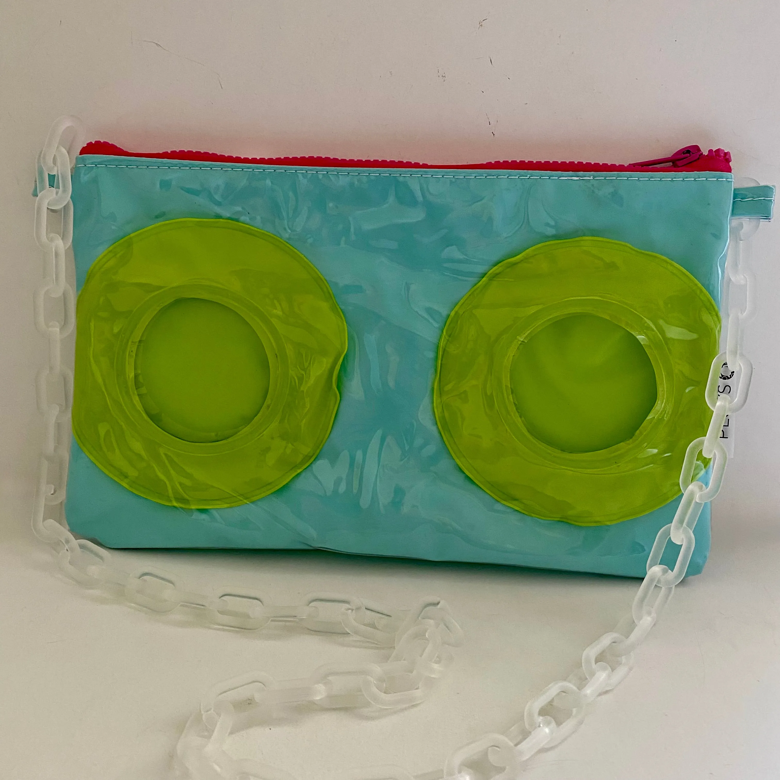 Glitter Purses, Evening Purse, Clutch bag - recycled inflatables