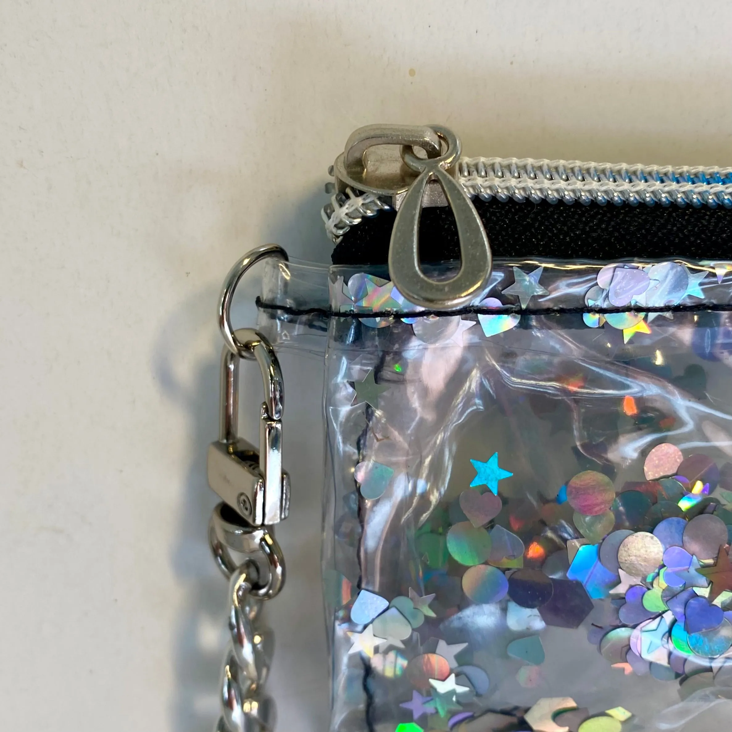 Glitter Purses, Evening Purse, Clutch bag - recycled inflatables