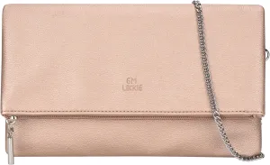 GM LIKKIE Clutch Purse for Women, Large Envelope Clutch HandBag, Crossbody Foldover PU Leather Clutches bag