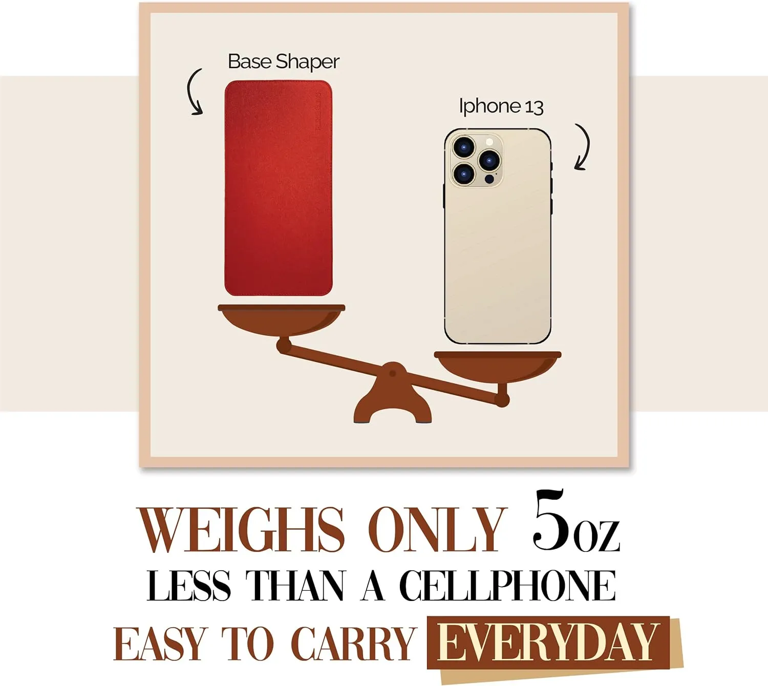 Graceful MM Base Shaper, Red Bag Shaper for LV Gracefull Bags and other LV Totes, Vegan Leather (Red, Graceful MM)
