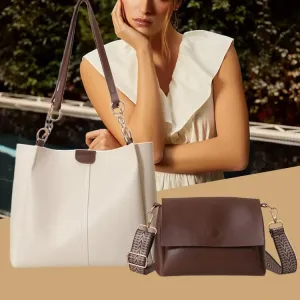 Great Gift! Women's Tote Bag Crossbody Shoulder Bag 2-piece Set