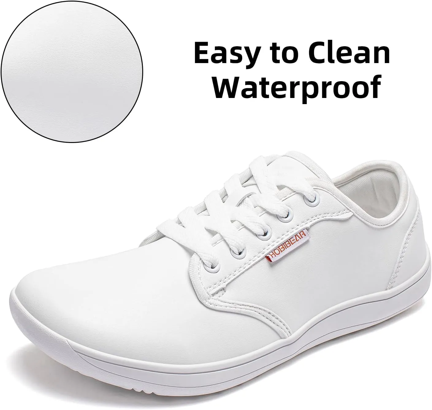 HOBIBEAR Unisex Wide Barefoot Shoes for Mens Womens Minimalist Zero Drop Shoes Sneakers