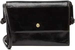 HOBO Bemuse Leather Crossbody Shoulder Leather Bag - Black