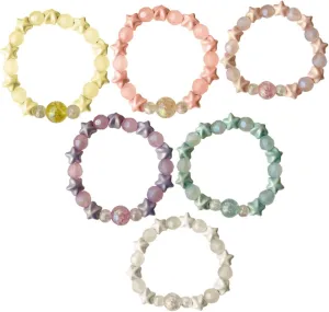 Homoyoyo 6pcs Star Beaded Phone Lanyard Wrist Straps Aesthetic Acrylic Keychain for Bags Unique Handbag Pendants Durable and Fashionable Accessory for Daily Use