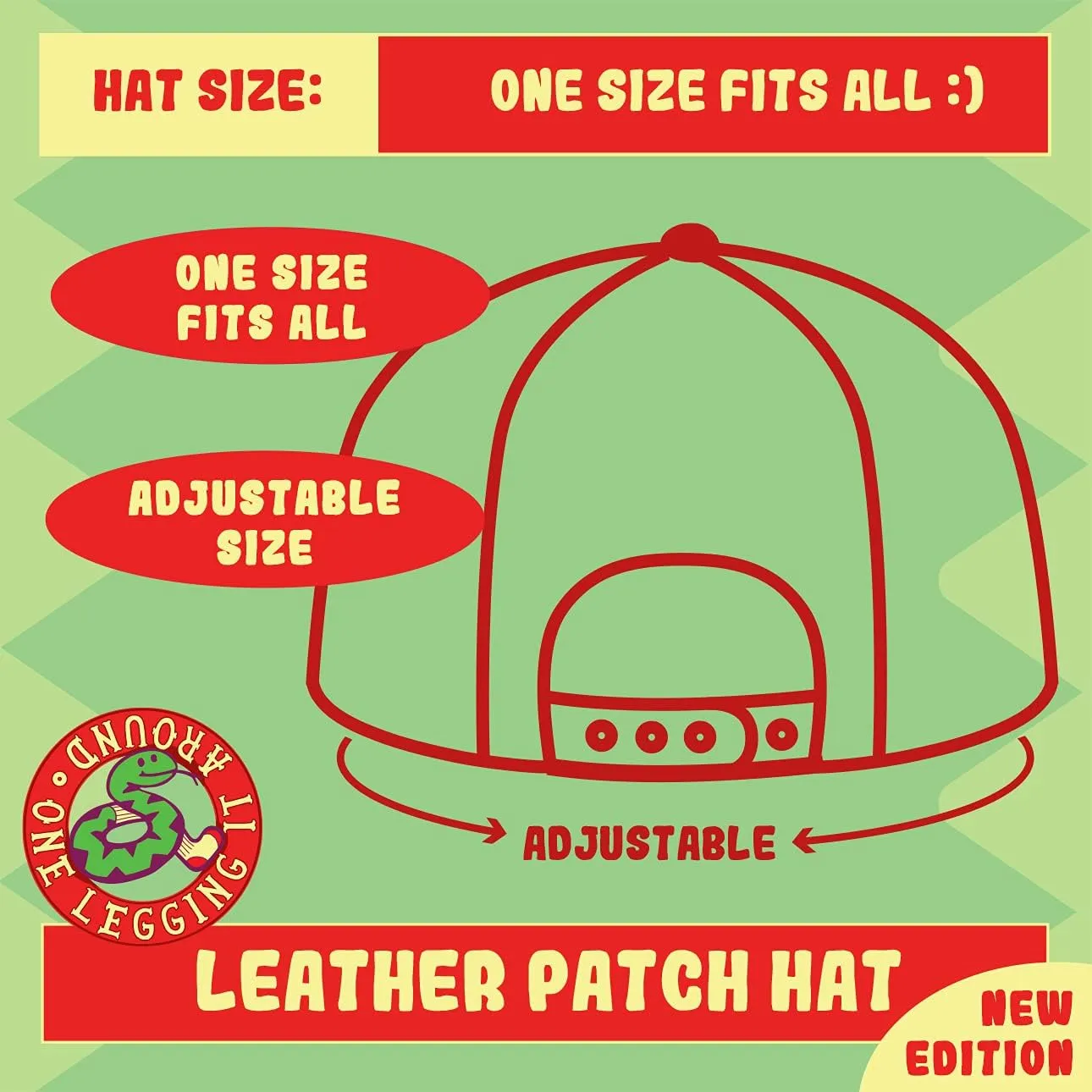I'm A Fry Deep Fat Cook. I Got This. I Think... - Leather Black Patch Engraved Trucker Hat